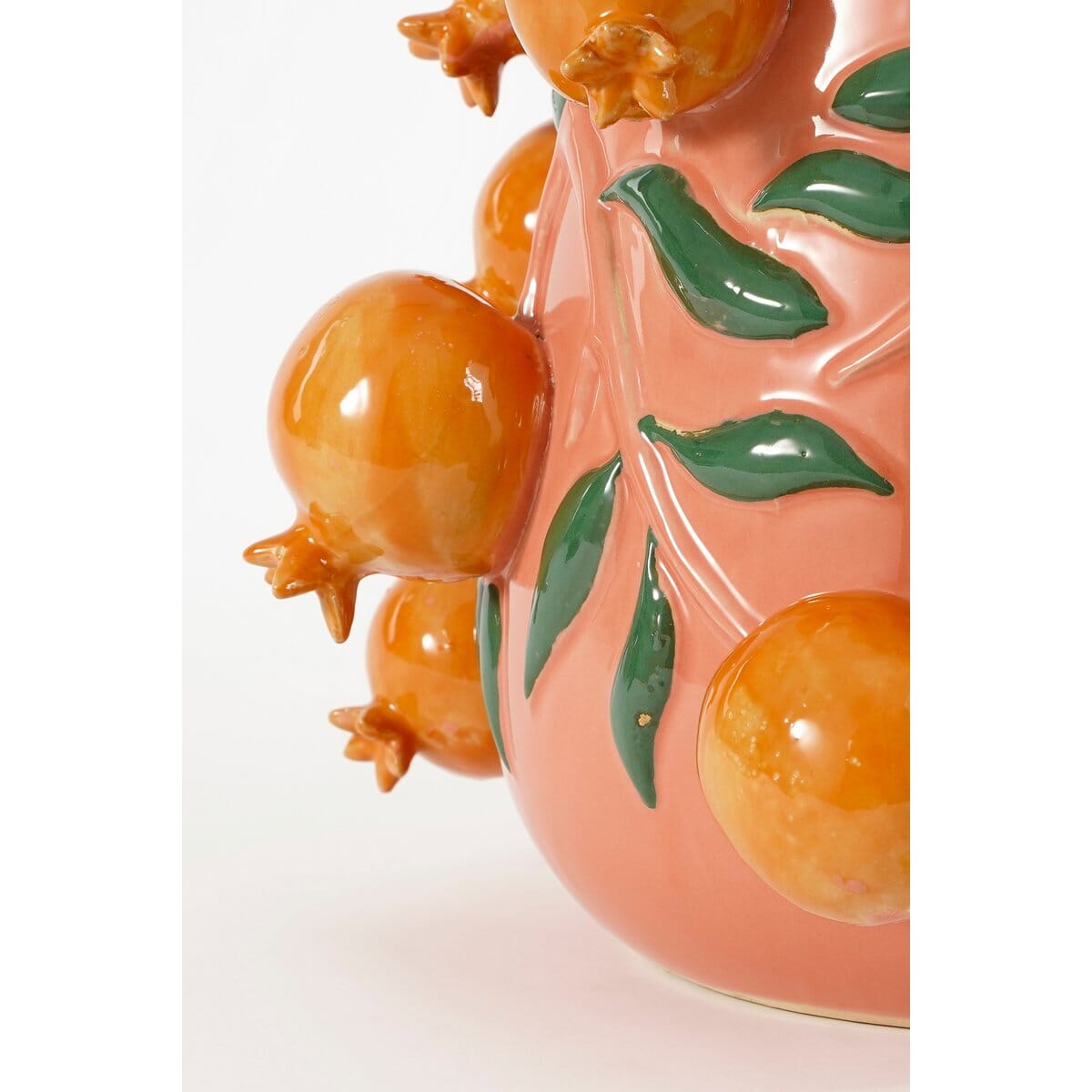 Melika Vase – H31 x Ø34 cm – Keramik – Rosa Mica Decorations 