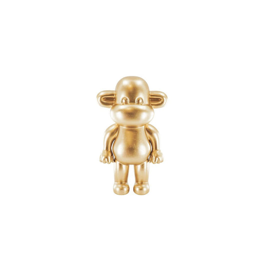 Ornament - Affenfigur 'The Legend' -Polyresin - Gold - 33x21x50 cm Housevitamin 